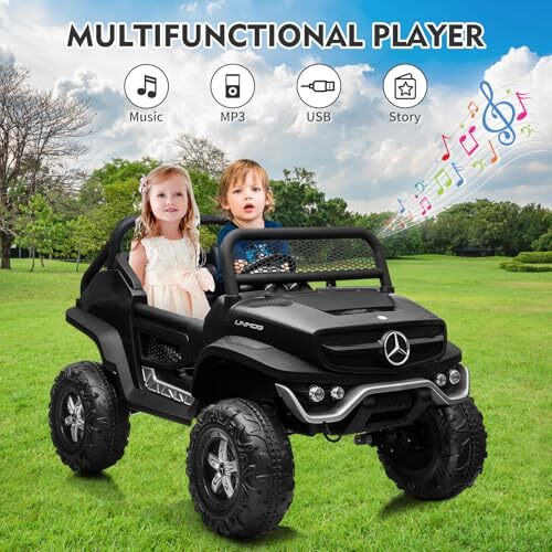 2-Seater Kids Electric Ride-On Truck 24V Battery Powered Car with Remote Control - Image 13