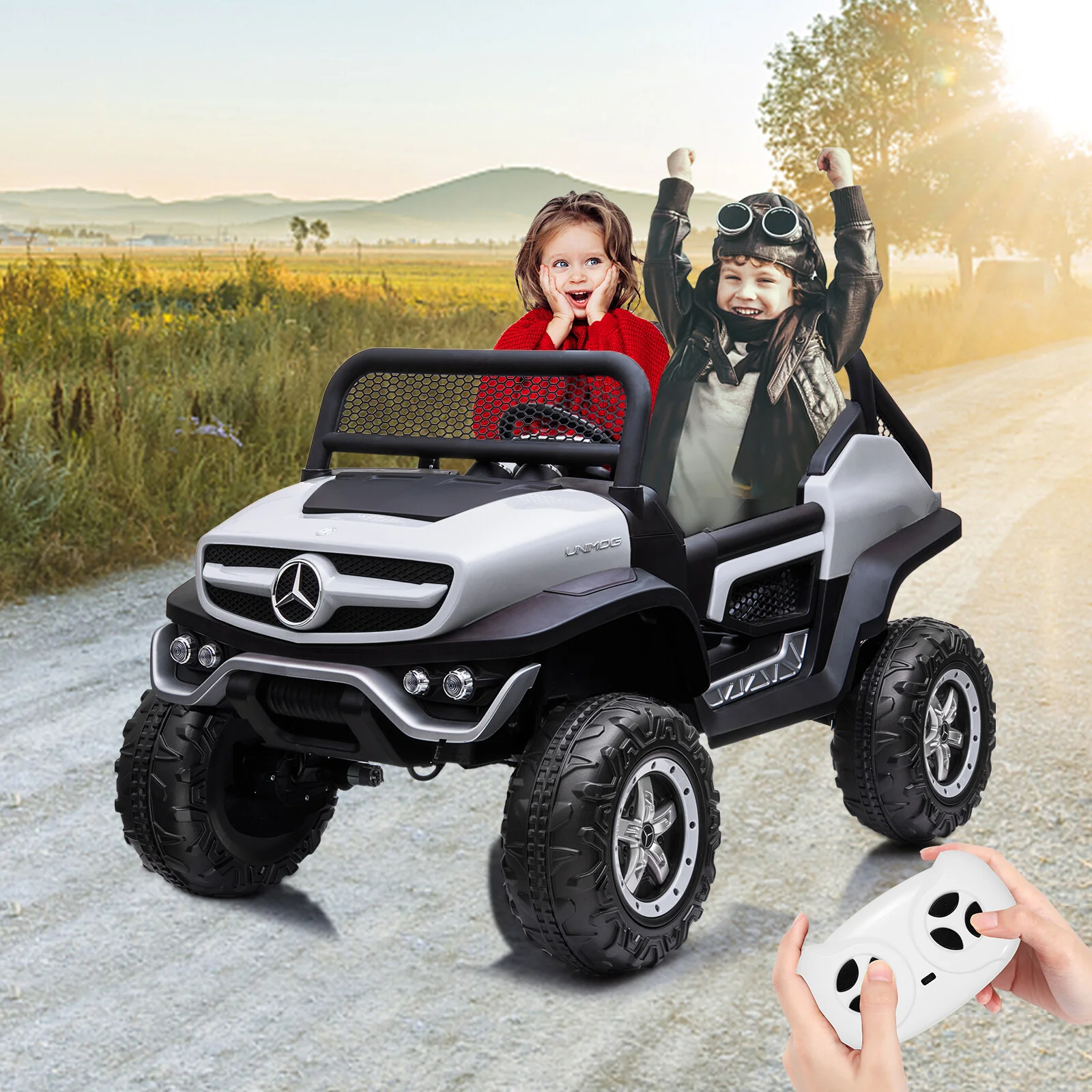 2-Seater Kids Electric Ride-On Truck 24V Battery Powered Car with Remote Control - Image 19