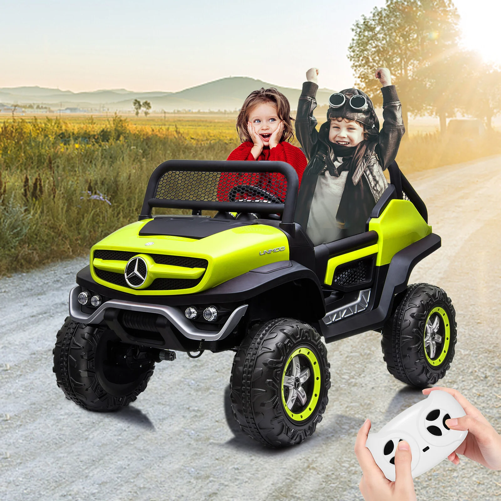 2-Seater Kids Electric Ride-On Truck 24V Battery Powered Car with Remote Control - Image 25