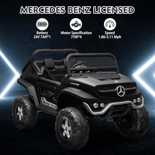 2-Seater Kids Electric Ride-On Truck 24V Battery Powered Car with Remote Control - Image 9