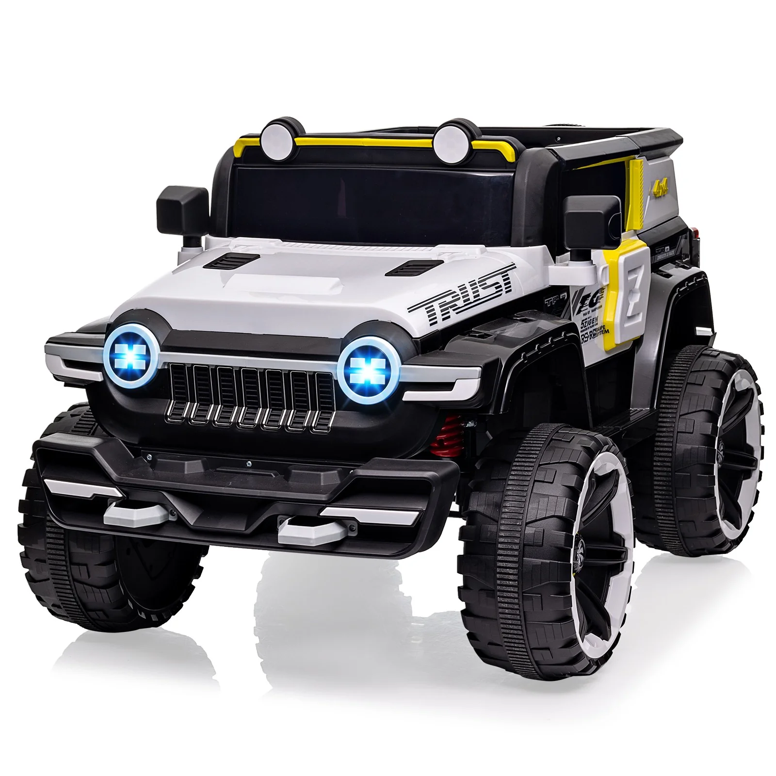 12V Battery-Powered 2-Seater Kids Electric Ride-On Truck Car with Remote Control - Image 5