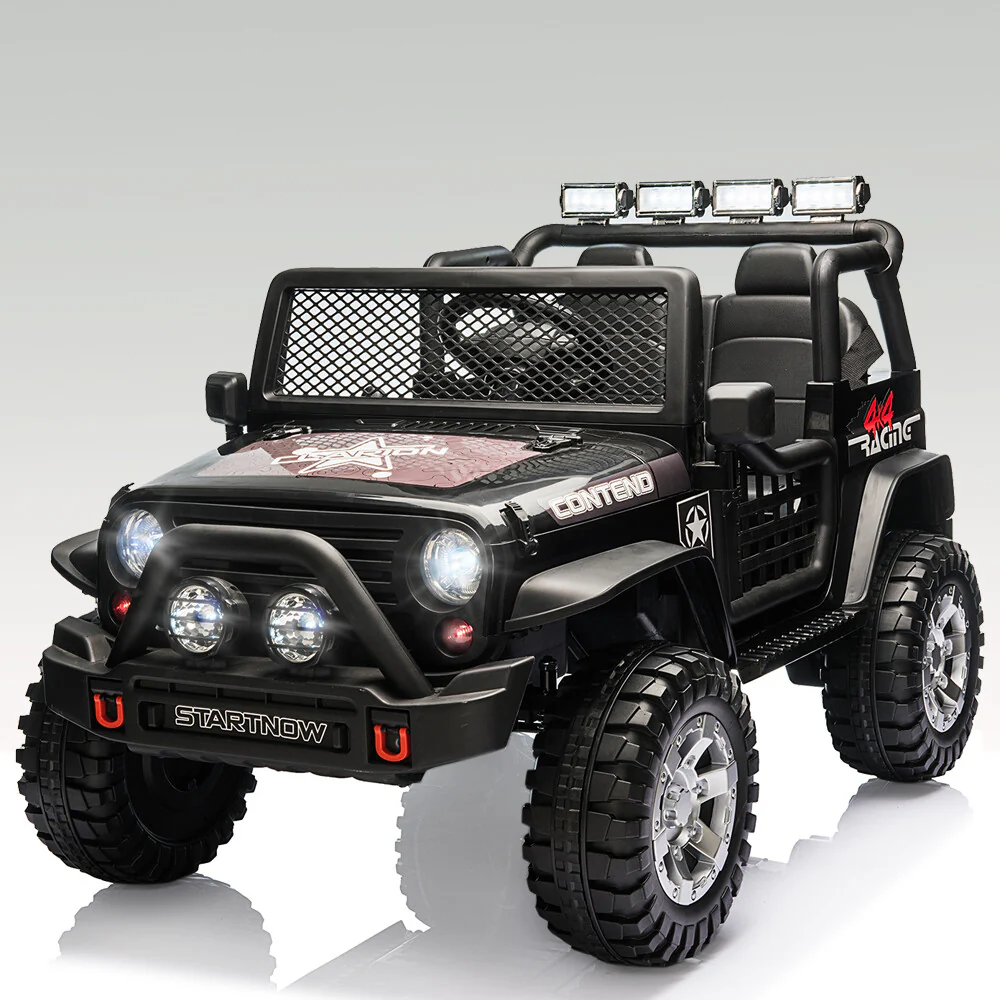 2-Seater Kids Electric Ride-On Truck Car 12V Battery Powered Vehicle with Remote Control - Image 2