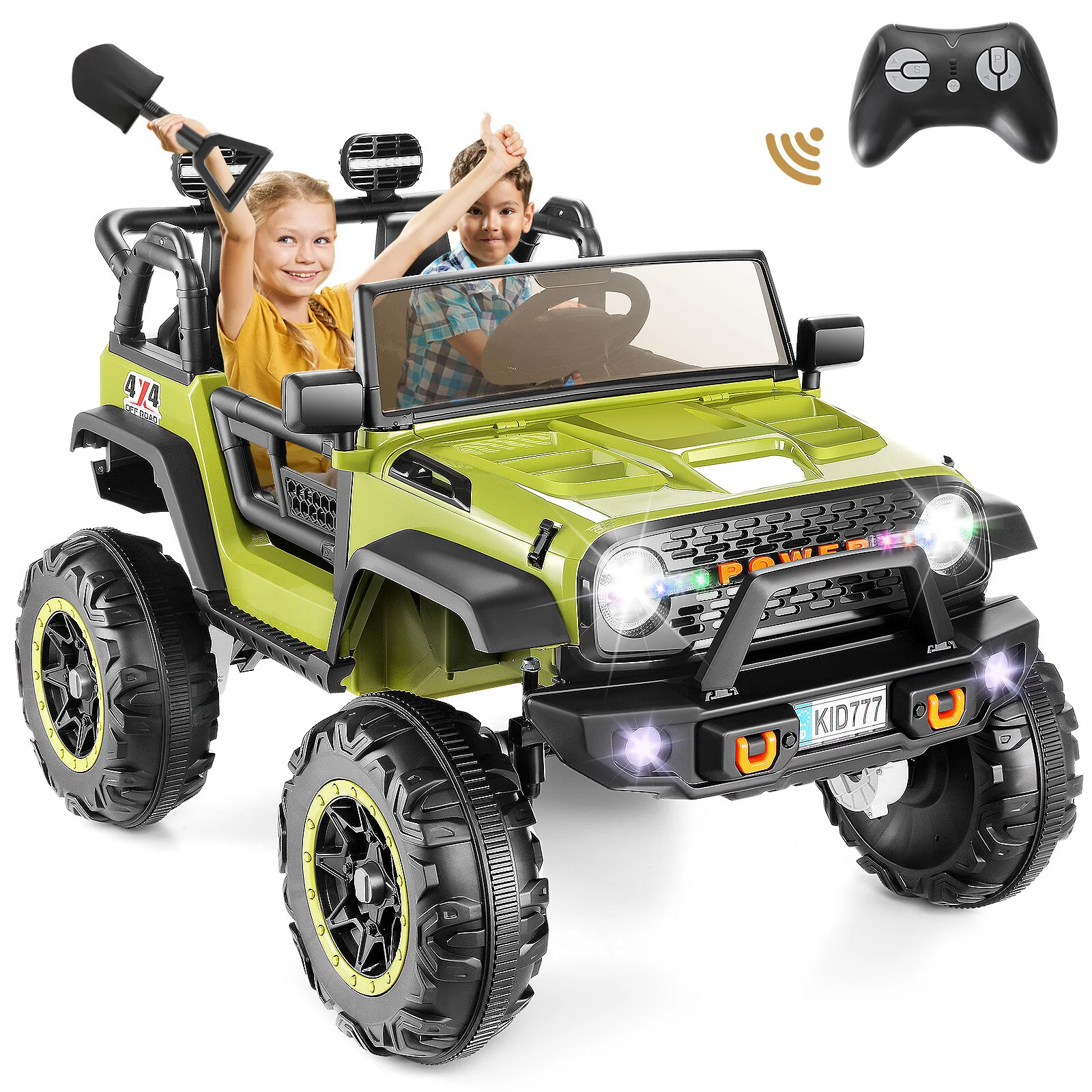 2-Seater Kids Electric Ride-On Truck Car 24V Battery Powered with Remote Control - Image 7