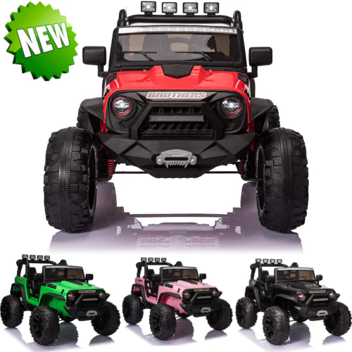 2-Seater Kids Ride On Truck with Parent Remote Control and 200W Motors - Image 2