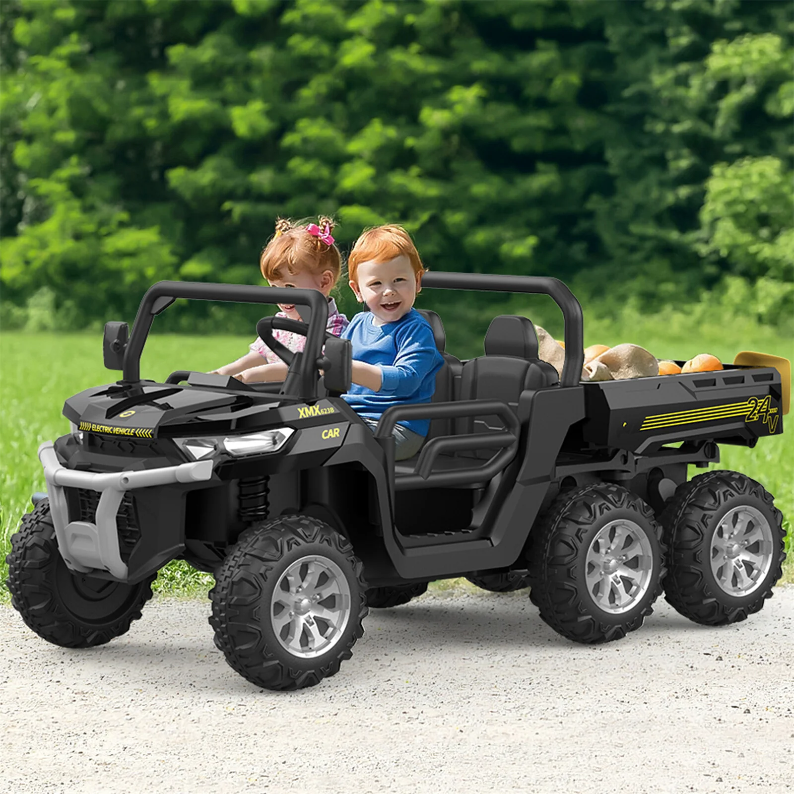 24V 2-Seater Electric Kids Ride-On Dump Truck with Remote Control - Image 26
