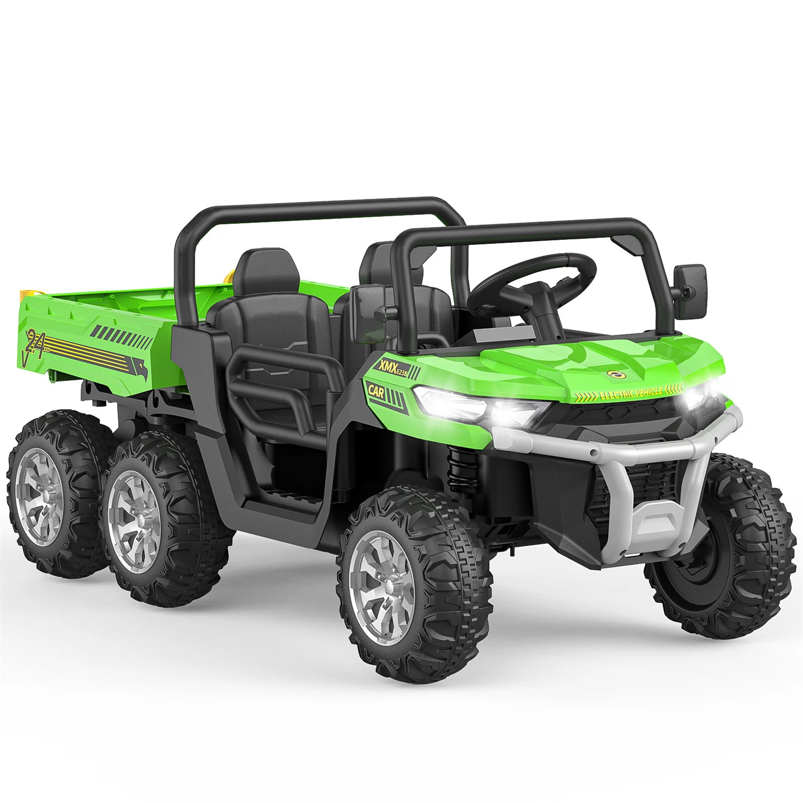 24V 2-Seater Electric Kids Ride-On Dump Truck with Remote Control - Image 9
