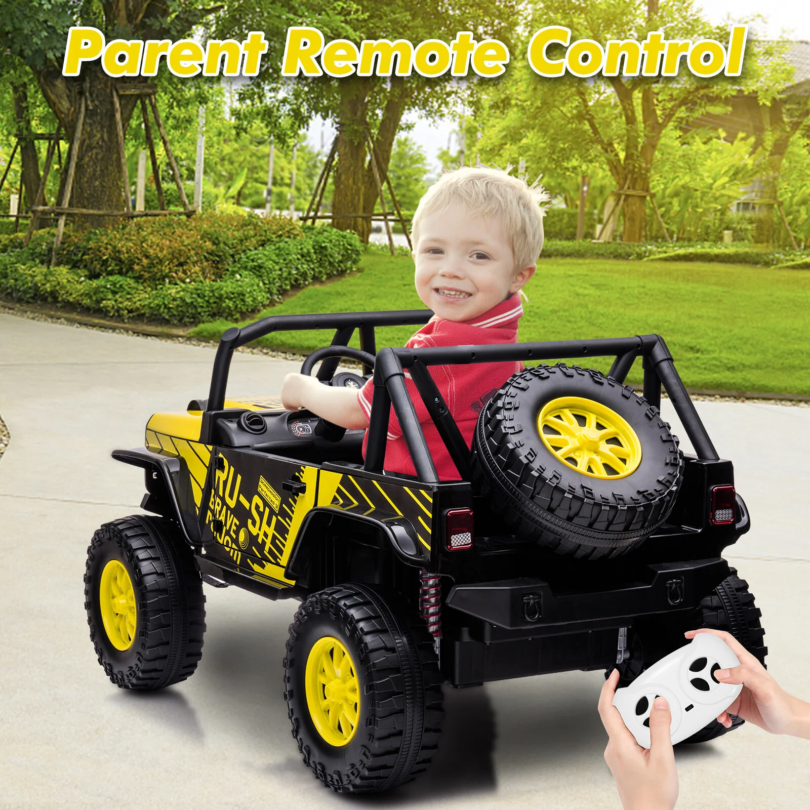 2-Seater Electric Ride-On Truck Car with 24V Battery and Remote Control - Image 18