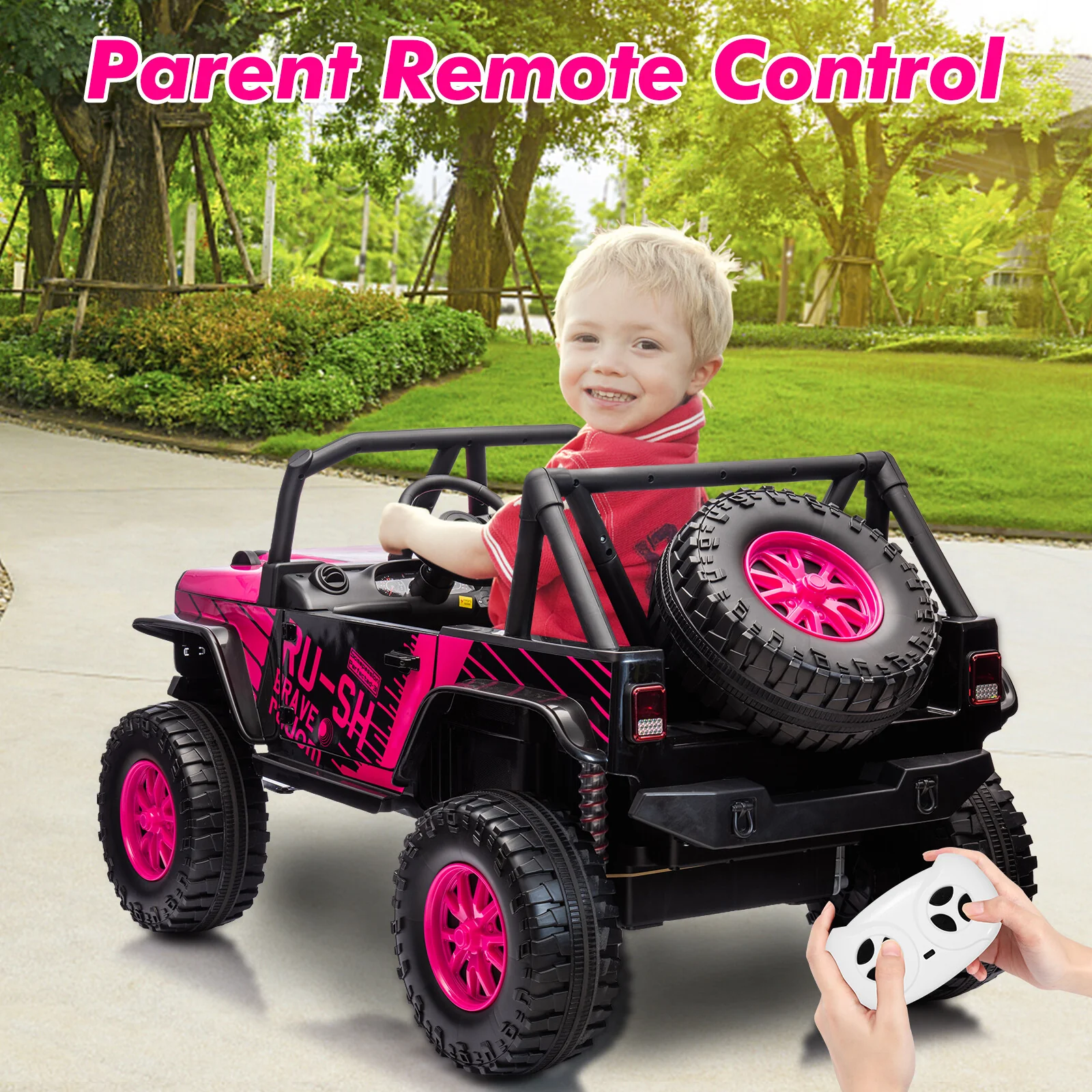 2-Seater Electric Ride-On Truck Car with 24V Battery and Remote Control - Image 25