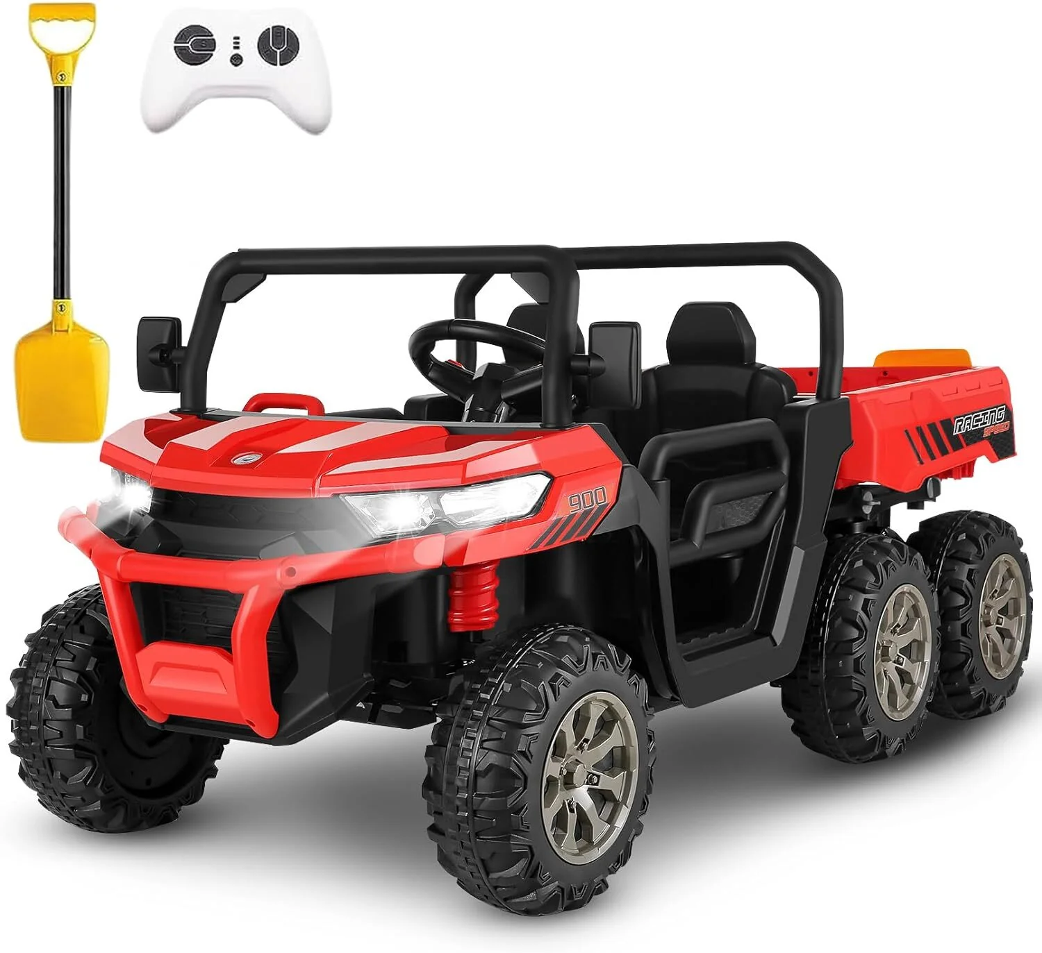 2-Seater 24V 6x6 4WD Electric Kids Ride-On UTV Truck with Remote Control - Image 5