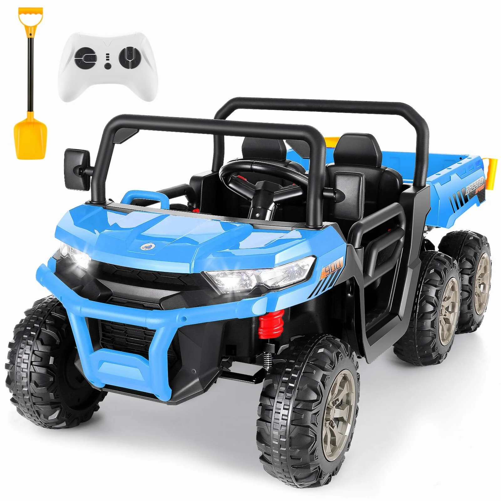 2-Seater 24V 6x6 4WD Electric Kids Ride-On UTV Truck with Remote Control - Image 7