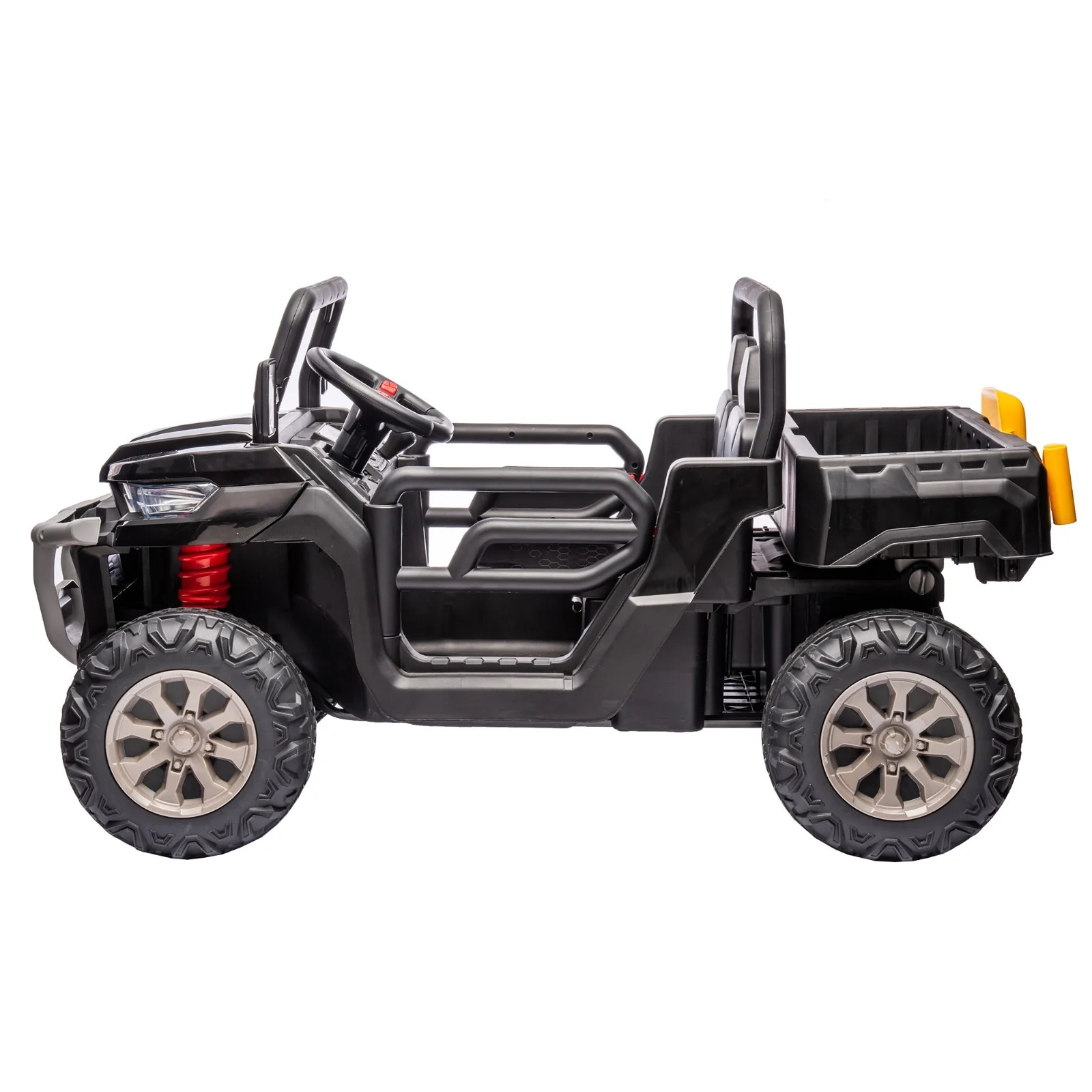 2-Seater Electric Ride-On UTV Vehicle with Remote Control and Non-Slip Black Design - Image 12