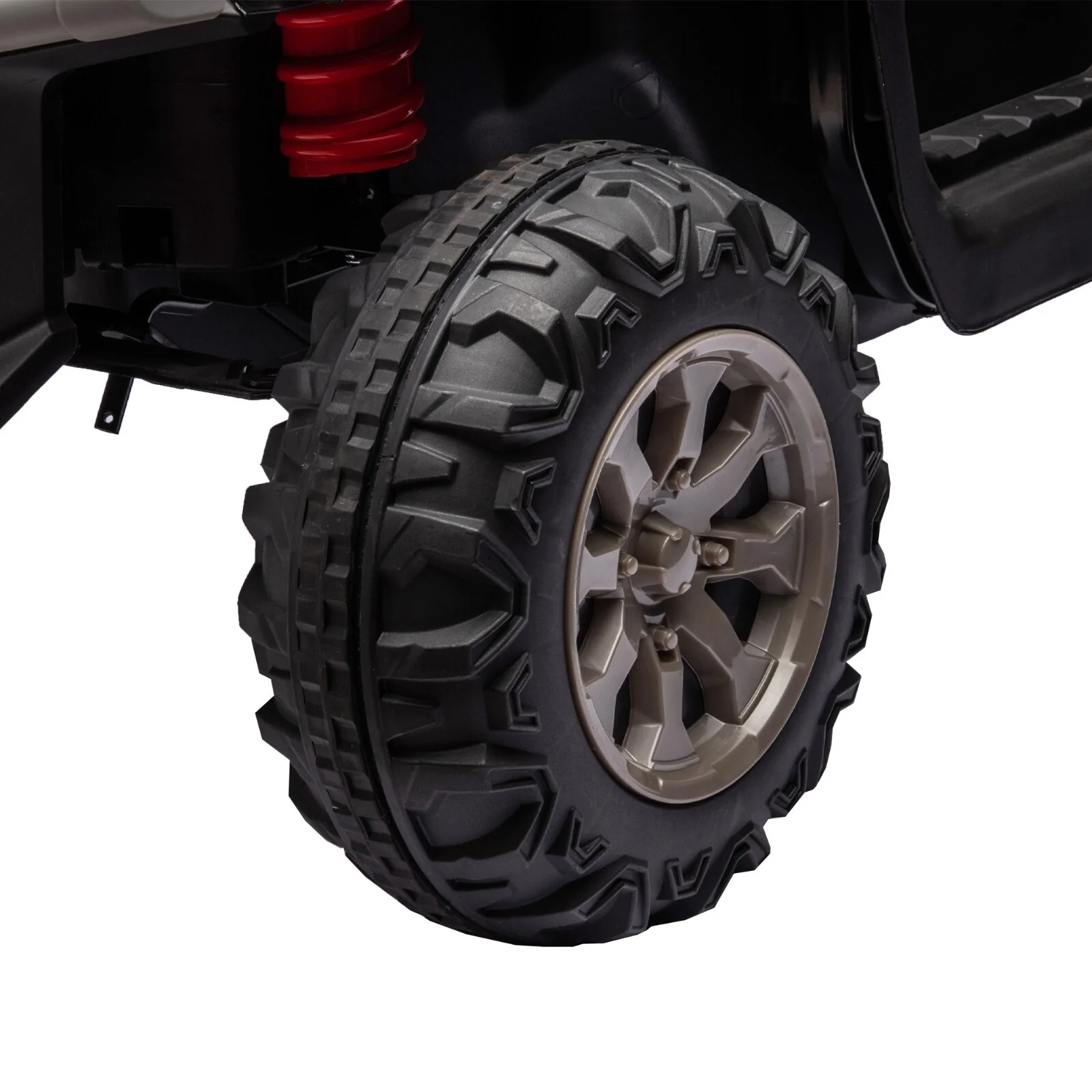 2-Seater Electric Ride-On UTV Vehicle with Remote Control and Non-Slip Black Design - Image 22