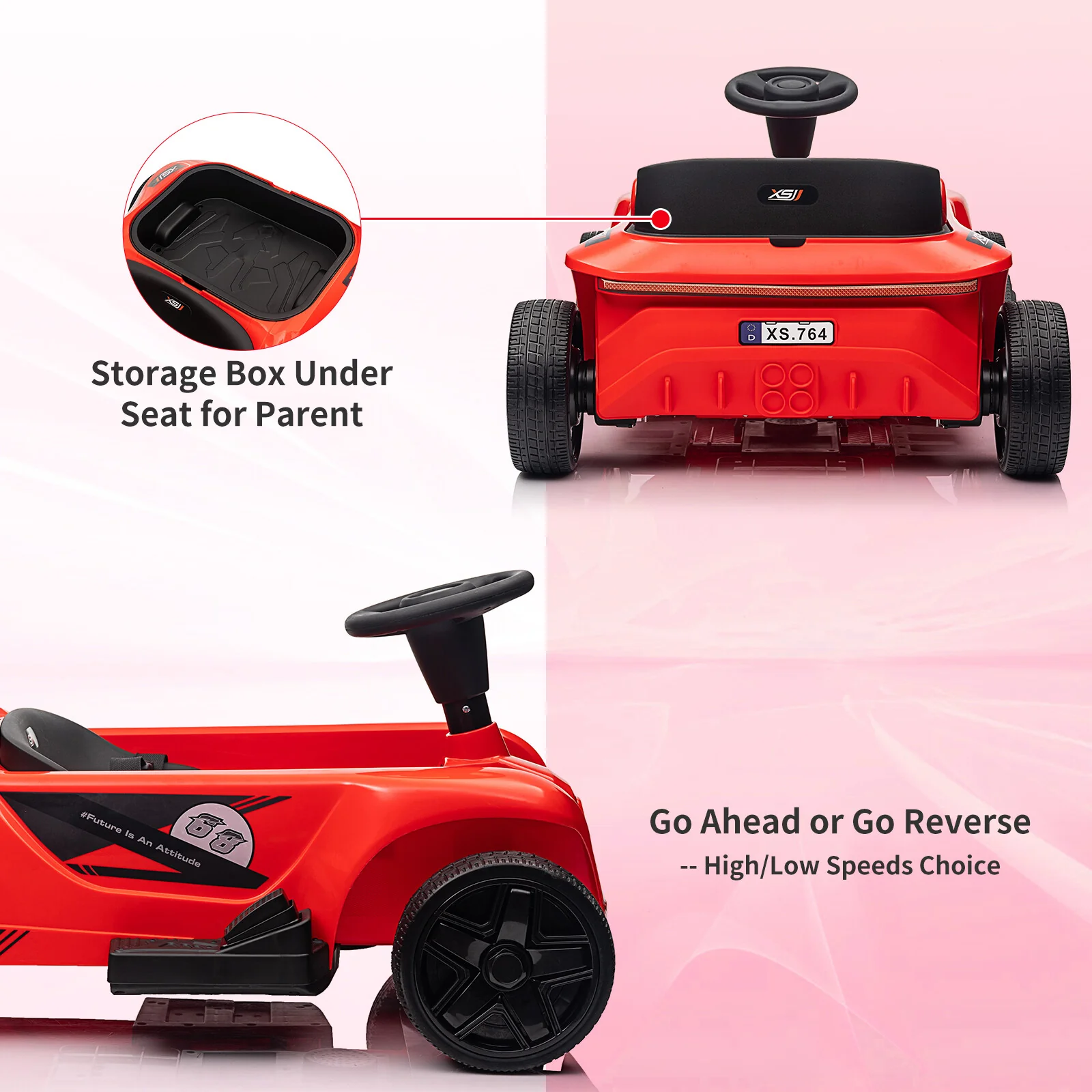 2-Seater Electric Ride-On Toy Car for Kids with 24V 120W Dual Motors and 4 Wheels - Image 20