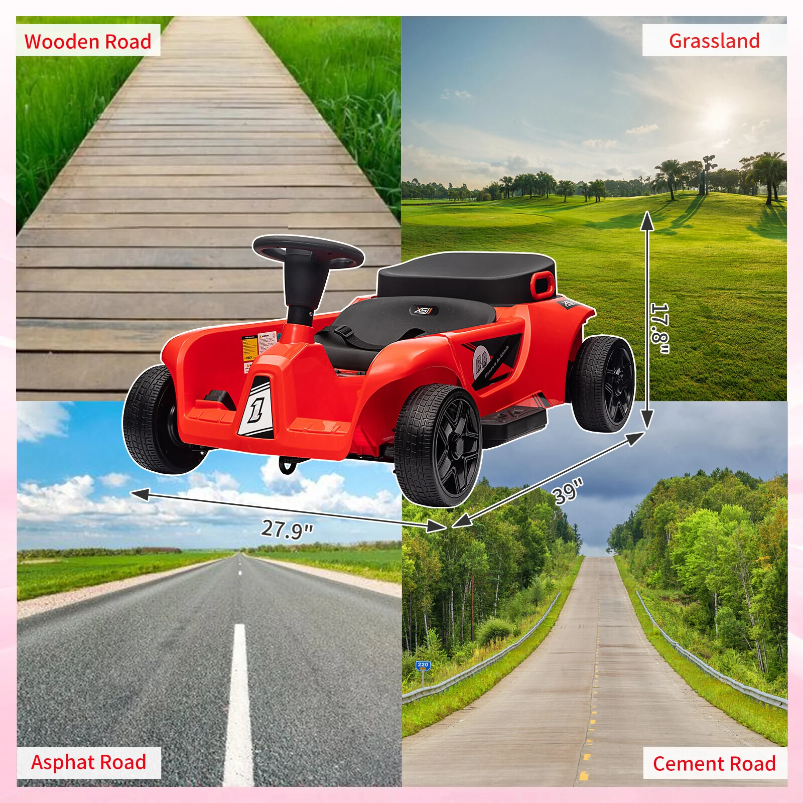 Electric 2-Seater 4-Wheel Ride-On Toy for Kids with Dual Driver Modes and Remote Control - Image 18