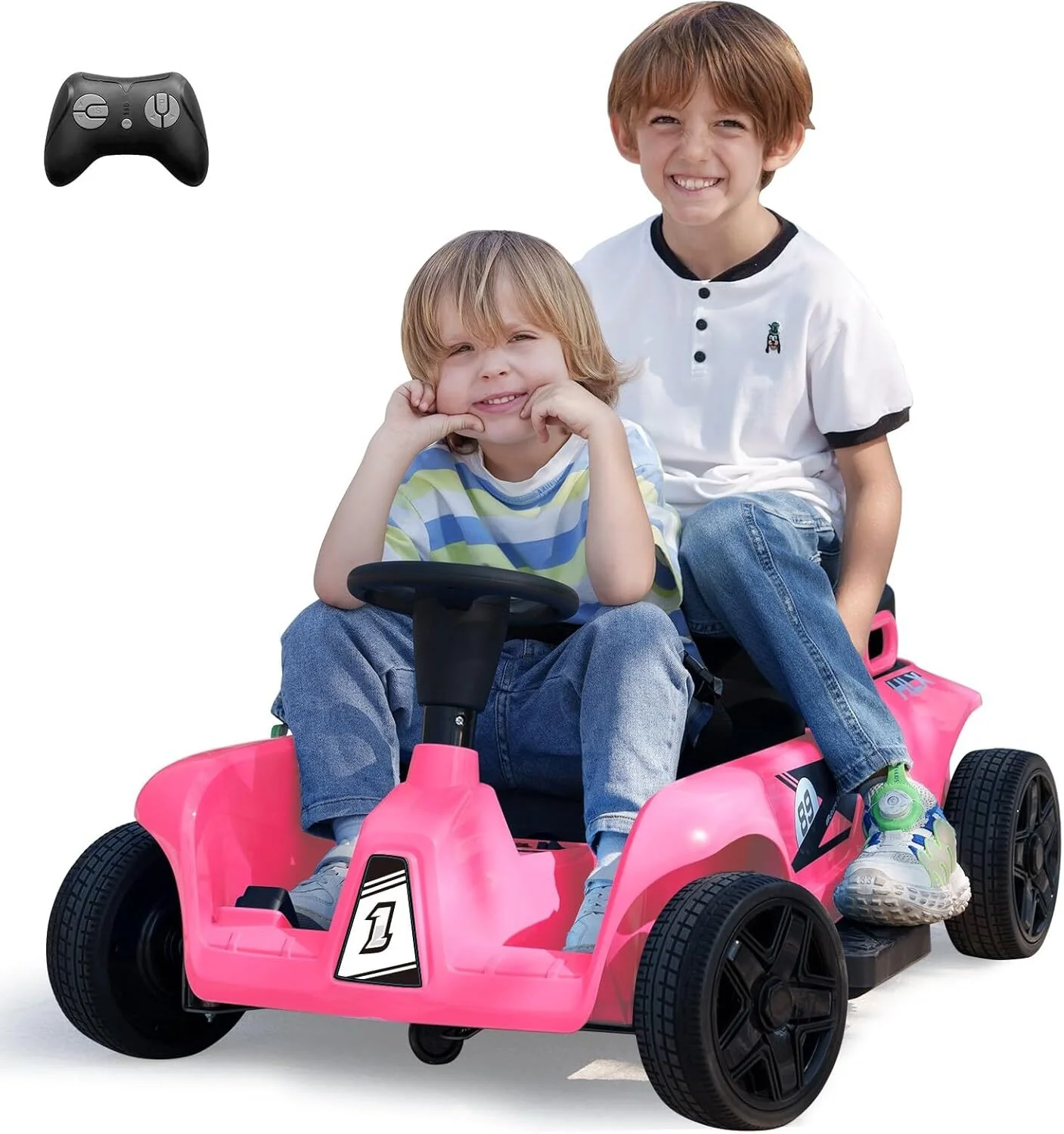 Electric 2-Seater 4-Wheel Ride-On Toy for Kids with Dual Driver Modes and Remote Control - Image 19