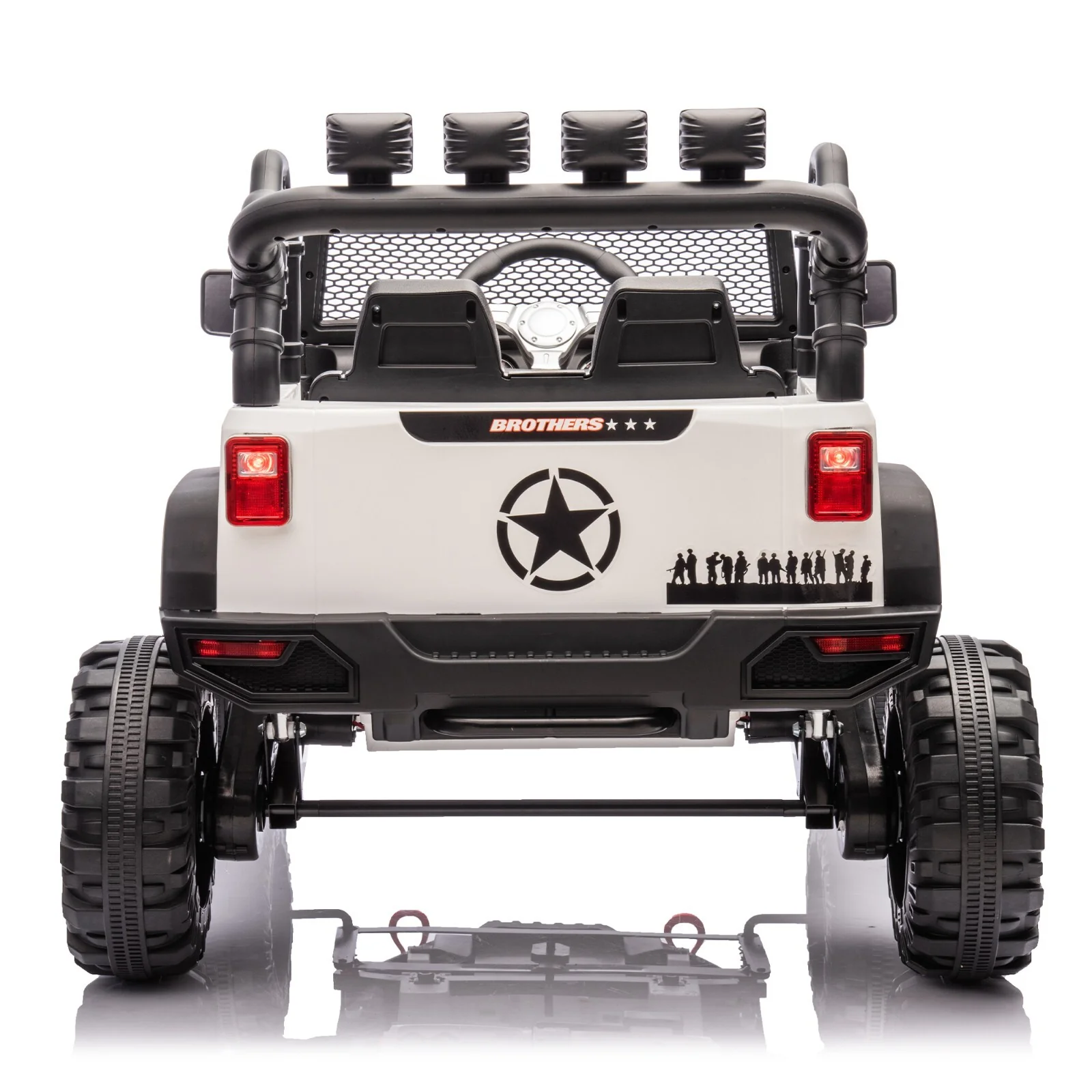 2-Seater 24V Electric Ride-On Truck for Kids with 400W Motor and Remote Control - Image 4