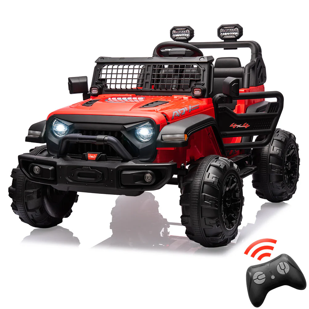 2-Seater 24V Electric Ride-On Truck with Remote Control and LED Lights - Image 7