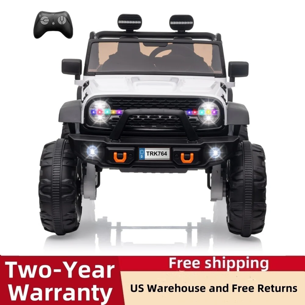 2-Seat 24V Kids Ride-On Truck with Remote Control, 4 Motors, 7Ah Battery for Ages 3-8 Years - Image 9