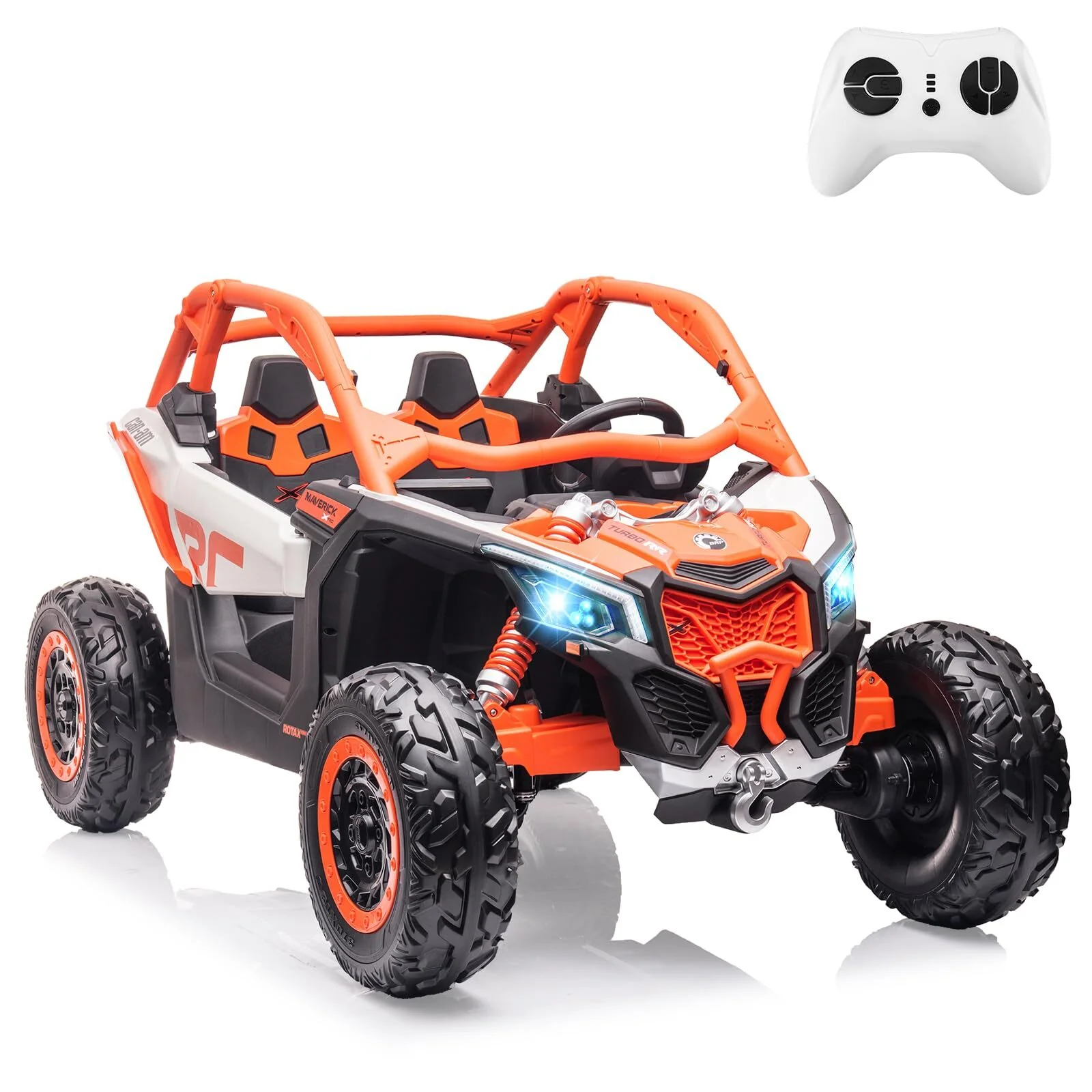 2-Seater 24V Electric Ride-On UTV for Kids Licensed Can-Am 4WD Truck with Remote Control - Image 10