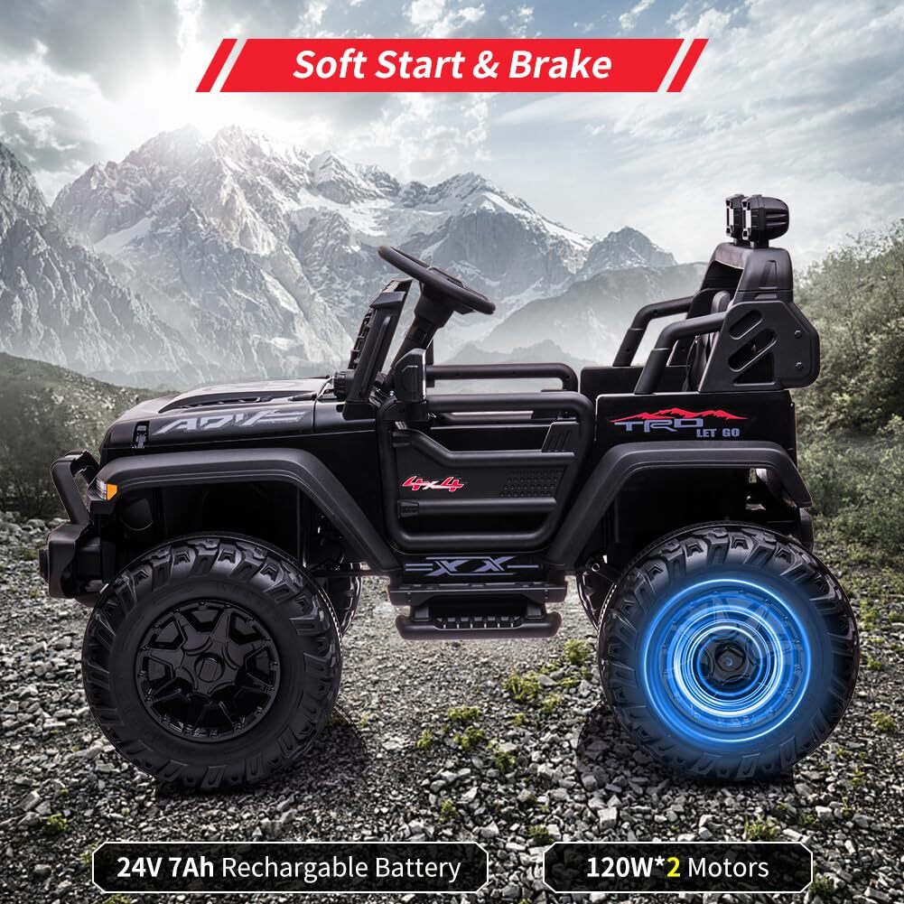 2-Seater Electric Ride-On Car for Kids with 24V 9AH Battery and Remote Control - Image 14