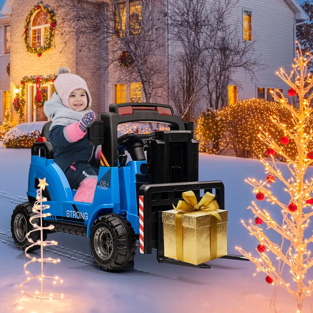 12V Electric Ride-On Forklift Car with Liftable Fork, 2 Speeds, Remote Control, and Music - Image 12