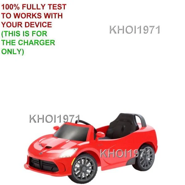 2-Tip Wall AC Charger Adapter for KT1114TGI KT1114 Kid Trax SRT Viper 6V Ride-On Toy - Image 3