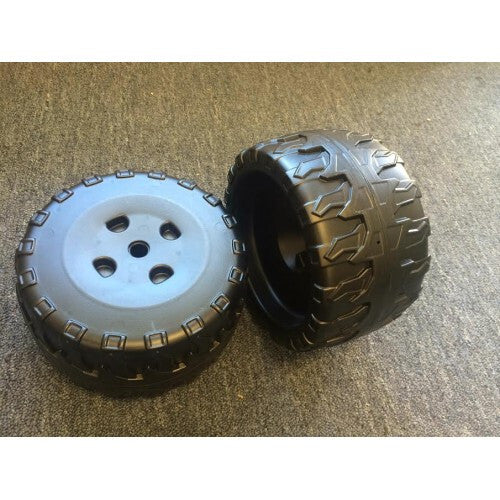 Power Wheels Black 10.5 x 5.75 Off-Road Tires for Jeep Wrangler 2014+