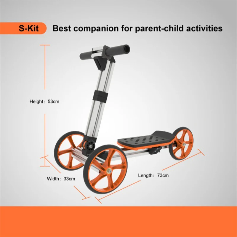 Constructible Balance Bike and Sit-Stand Scooter Kit for Kids Ages 1-4 - Image 2