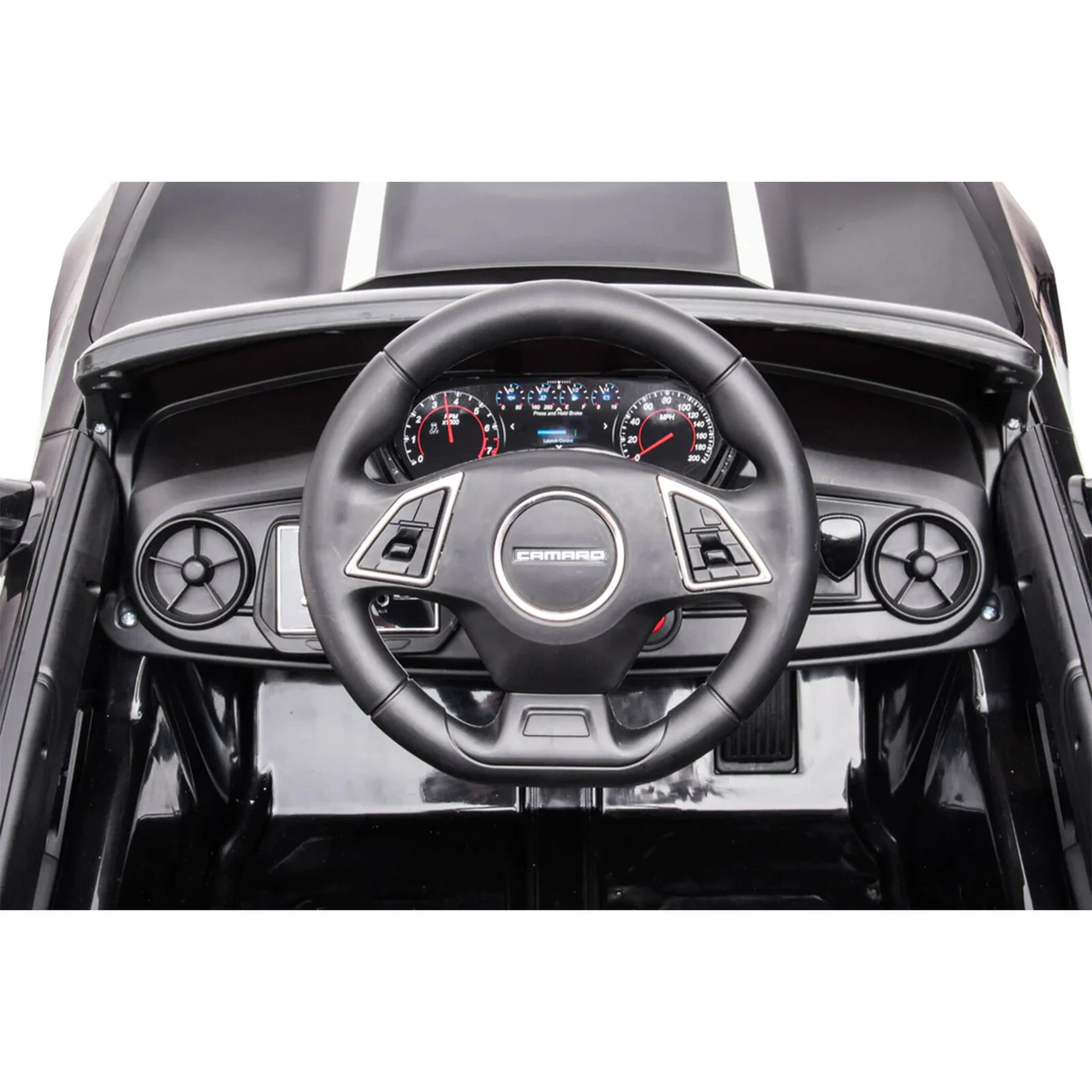 2021/2022 Chevy Camaro Racing 2SS Battery Powered Ride On Car Toy - Black Edition - Image 6