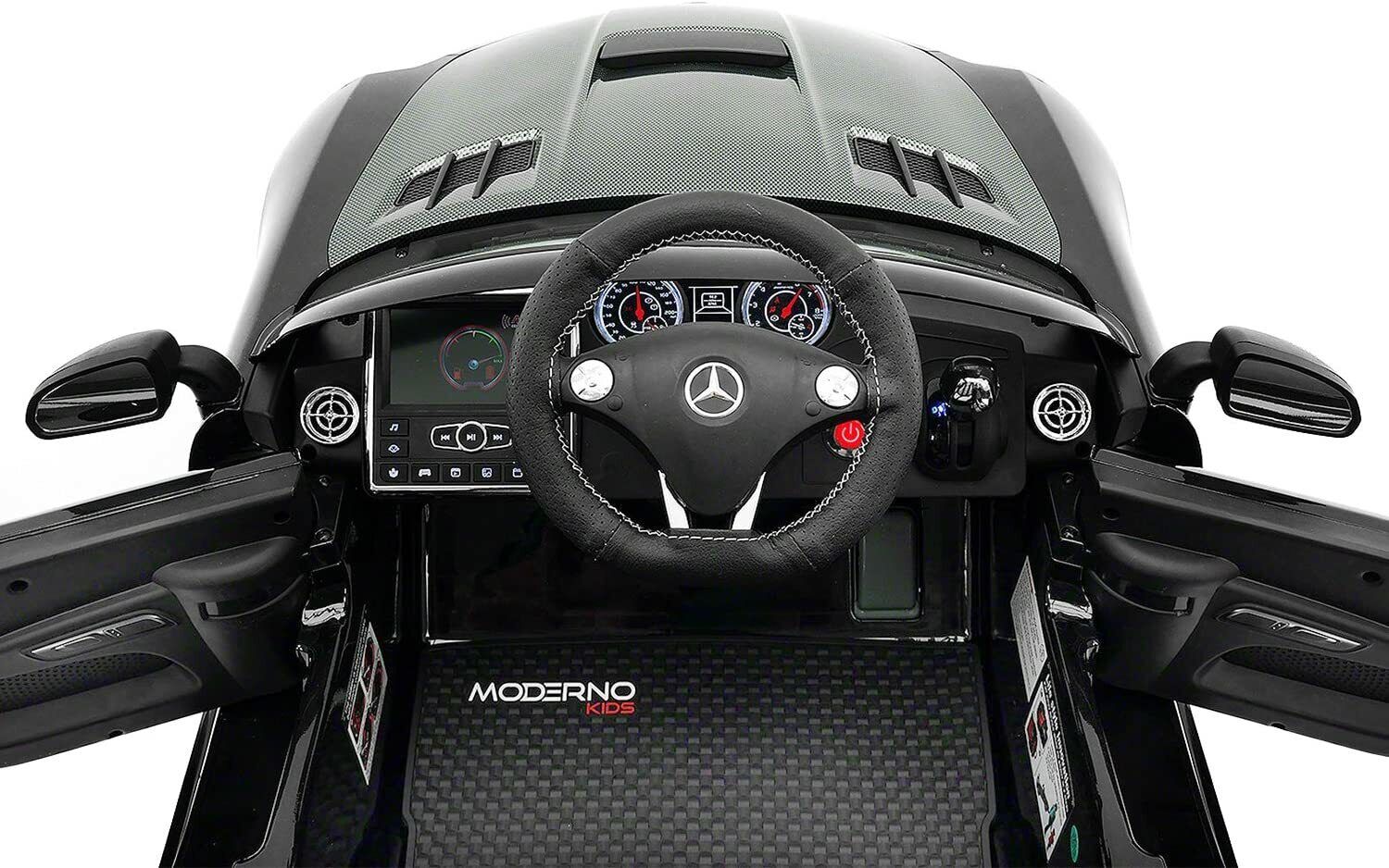 2023 Obsidian SLS AMG Mercedes Benz Car for Children 12V Electric Kids Ride-on Vehicle - Image 3