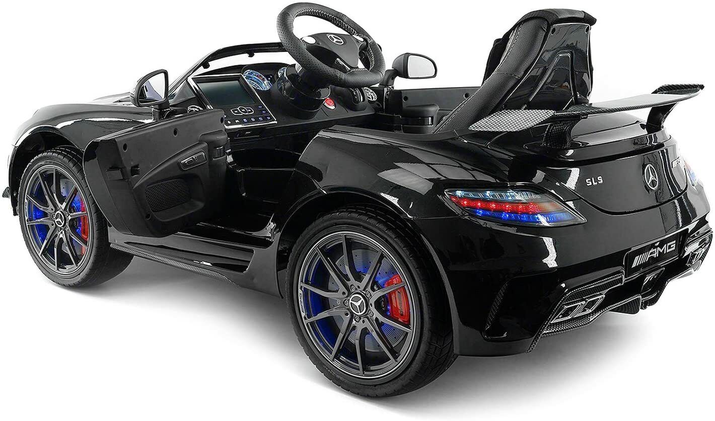 2023 Obsidian SLS AMG Mercedes Benz Car for Children 12V Electric Kids Ride-on Vehicle - Image 4
