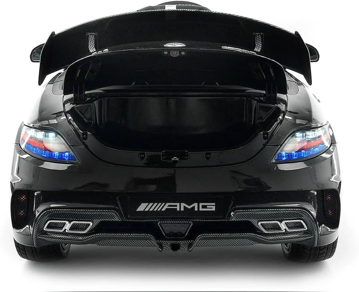 2023 Obsidian SLS AMG Mercedes Benz Car for Children 12V Electric Kids Ride-on Vehicle - Image 6