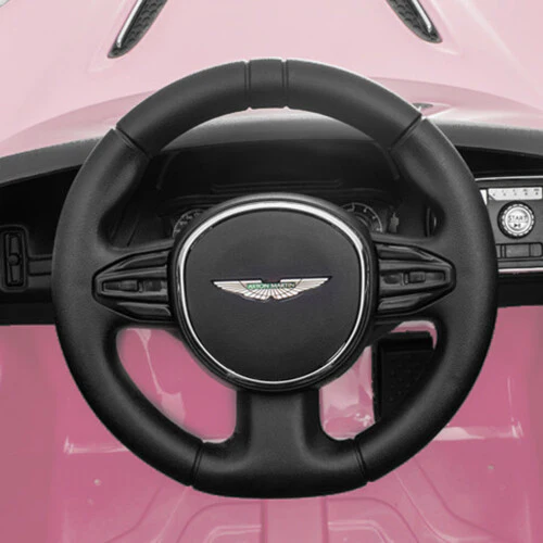 12V Dual-Drive Electric Ride-On Car for Kids with Remote Control Battery Powered Pink - Image 10