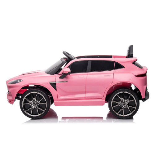 12V Dual-Drive Electric Ride-On Car for Kids with Remote Control Battery Powered Pink - Image 6