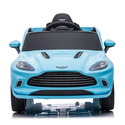 12V Dual-Drive Electric Ride-On Car for Kids with Remote Control and Music – Blue - Image 4