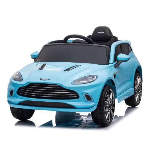 12V Dual-Drive Electric Ride-On Car for Kids with Remote Control Battery-Powered Blue