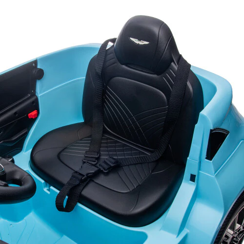 12V Dual-Drive Electric Ride-On Car for Kids with Remote Control Battery-Powered Blue - Image 11