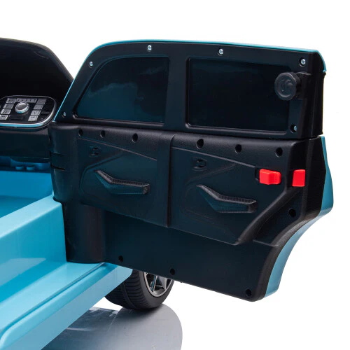 12V Dual-Drive Electric Ride-On Car for Kids with Remote Control Battery-Powered Blue - Image 12
