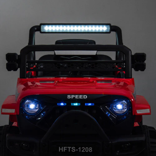 12V Kids Electric Ride-On Car with Power Wheels, LED Lights, and Music - Image 24