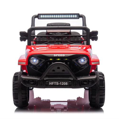 12V Kids Electric Ride-On Car with Power Wheels, LED Lights, and Music - Image 5