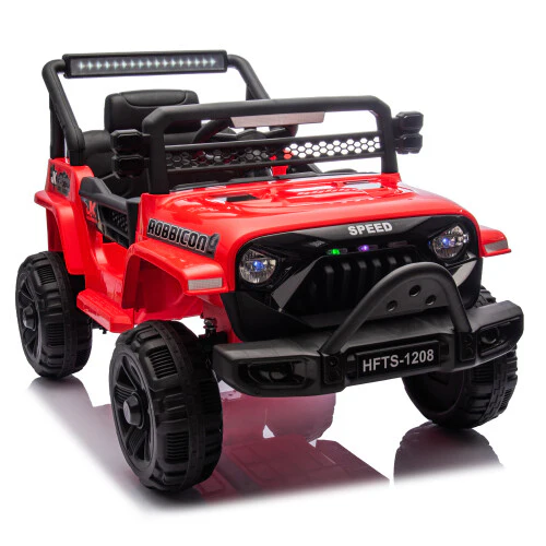 12V Kids Electric Ride-On Car with Power Wheels and LED Lights Toy Gift - Image 3