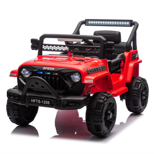 12V Kids Electric Ride-On Car with Power Wheels and LED Lights Toy Gift - Image 4