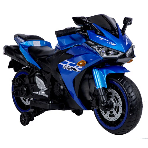 12V Electric Kids Ride-On Dirt Bike with Training Wheels for Children - Image 11