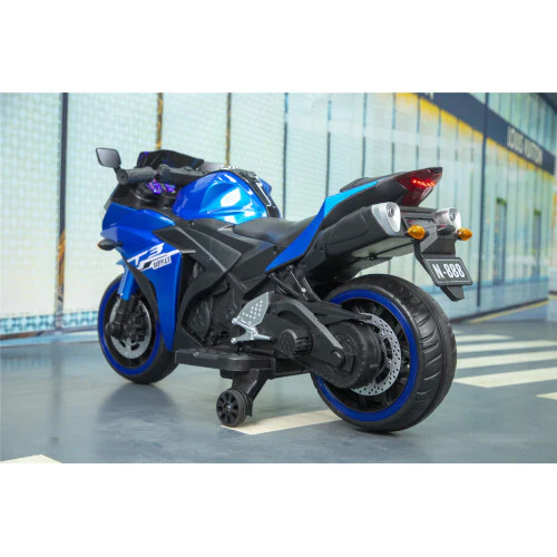 12V Electric Kids Ride-On Dirt Bike with Training Wheels for Children - Image 15