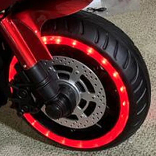 12V Electric Kids Ride-On Dirt Bike with Training Wheels for Children - Image 8