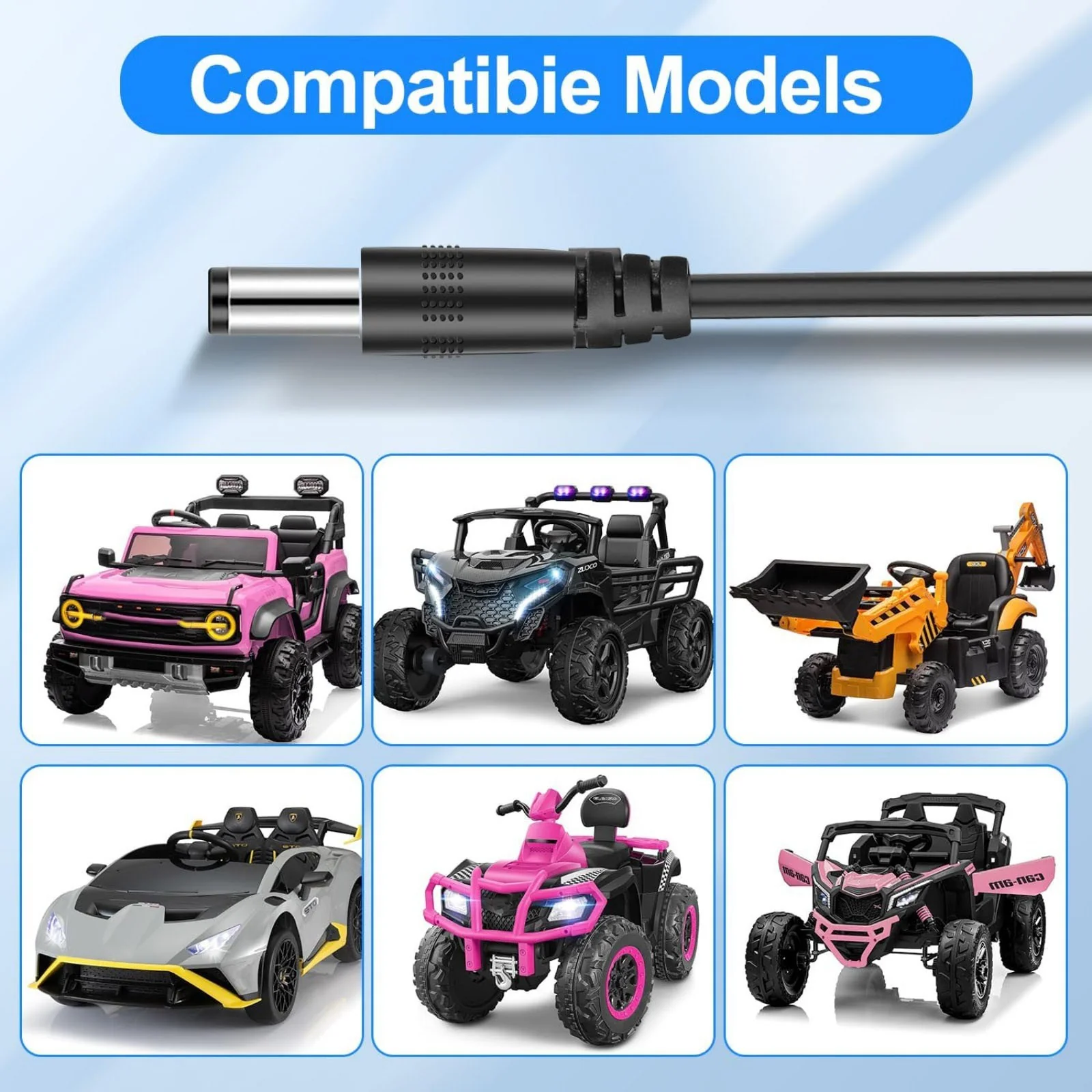 24V 1000mA Kids Ride-On Car Battery Charger with LED Indicator - Image 13