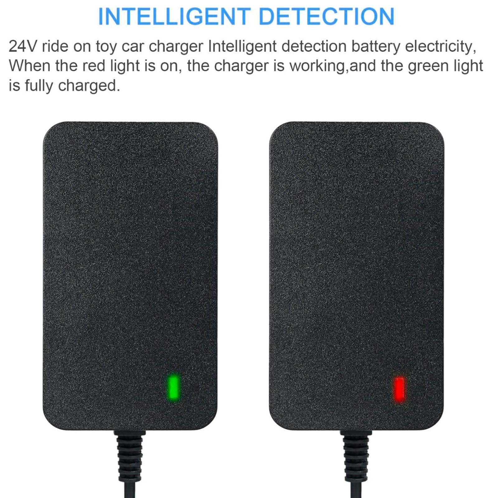 24V 1000mA Kids Ride-On Car Battery Charger with LED Indicator - Image 9