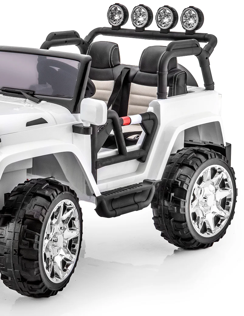 24 Volt 2 Seater 4x4 Electric Ride On Jeep Style Rubber Tires Fully Loaded Truck UTV ATV For Kids W/Magic Cars® Wireless Parental Control - Image 26