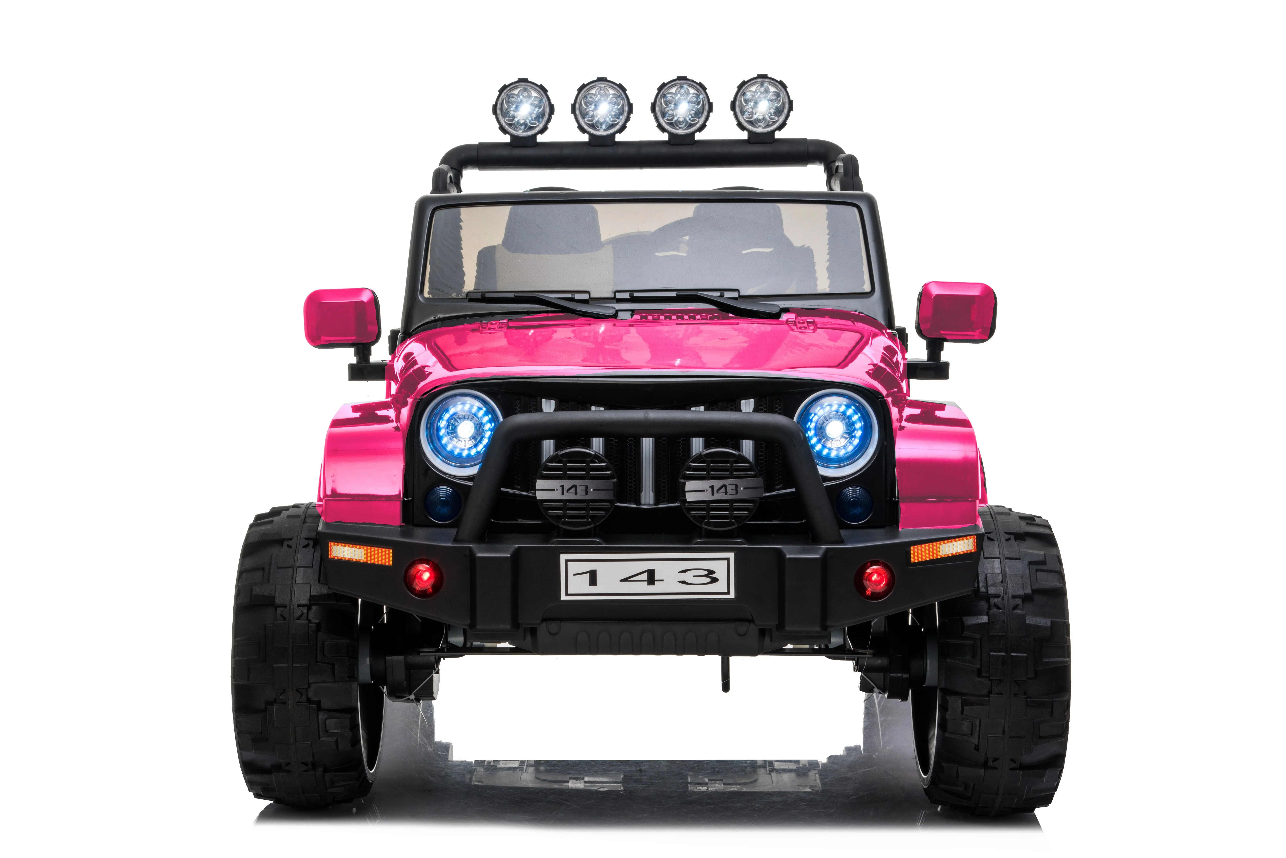 24 Volt 2 Seater 4x4 Electric Ride On Jeep Style Rubber Tires Fully Loaded Truck UTV ATV For Kids W/Magic Cars® Wireless Parental Control - Image 36