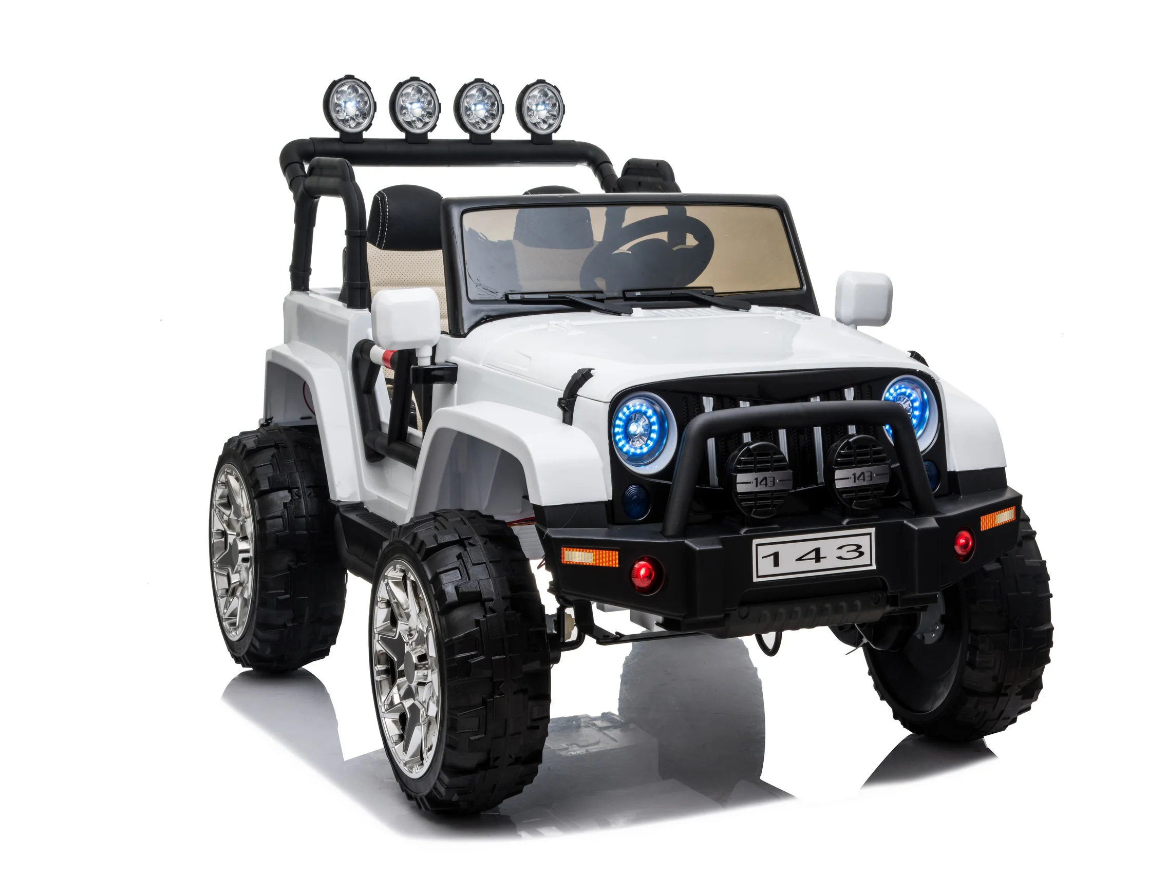 24 Volt 2 Seater 4x4 Electric Ride On Jeep Style Rubber Tires Fully Loaded Truck UTV ATV For Kids W/Magic Cars® Wireless Parental Control - Image 71